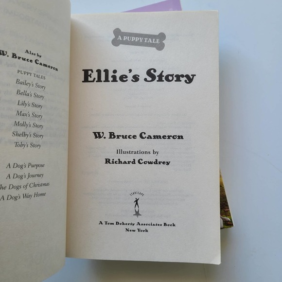 5/$15 - 3 Kids Dog Book Lot W Bruce Cameron Lily to the Rescue Molly's Ellie's - Picture 13 of 16
